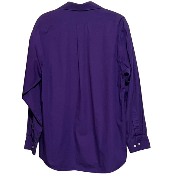 Alexander Julian Colours Men's Purple Dress Shirt Size 16 - 161/2 34/35 - Picture 2 of 3